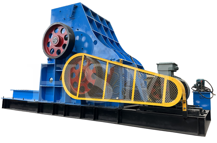 雙級(jí)粉碎機(jī)對(duì)輥破碎機(jī)、河卵石制砂機(jī)、石頭制砂機(jī)大圖